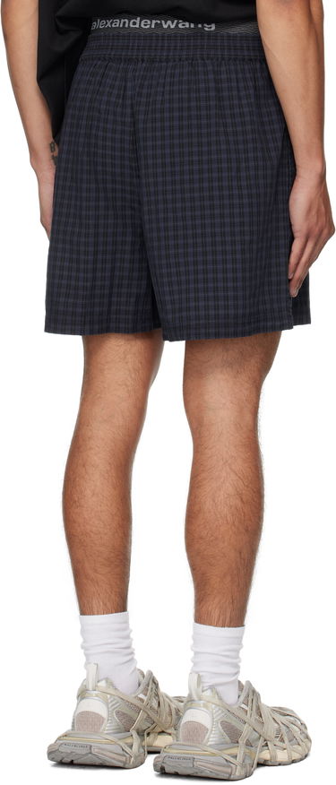 Къси панталони Alexander Wang Alexander Wang Graphic Shorts Тъмно синьо | 6WC3254099, 2