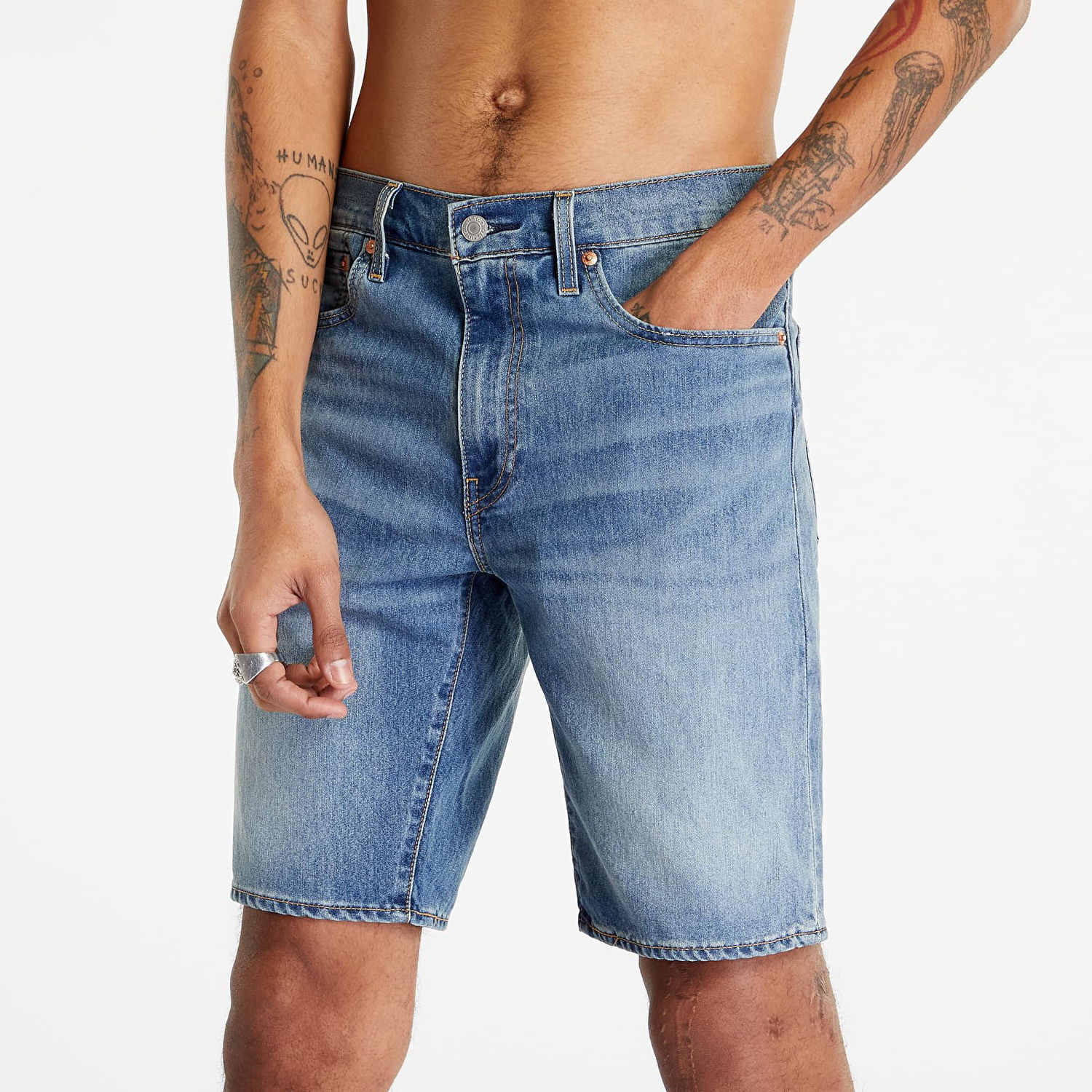Къси панталони Levi's 405 Standard Short Синьо | 39864-0101, 1
