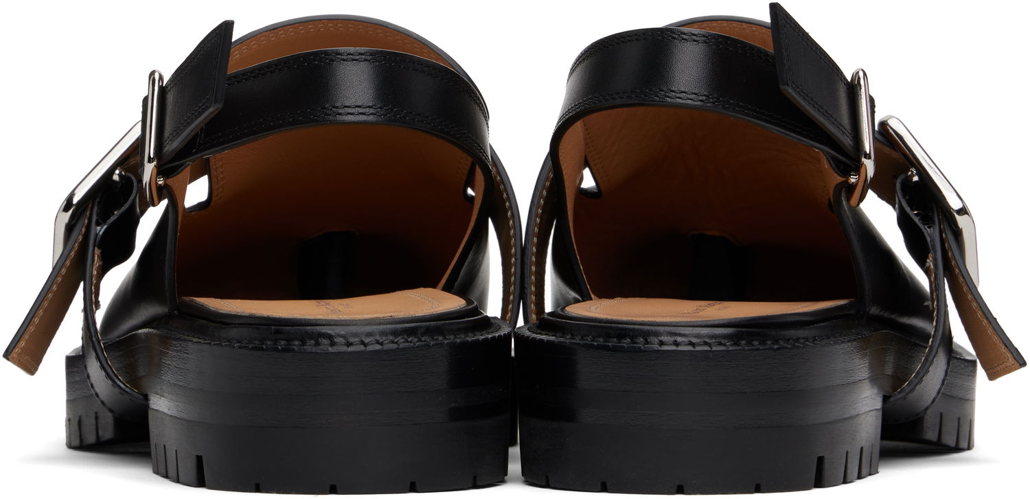 Грижа за обувките Maison Margiela Maison Margiela Tabi County Slingback Loafers Черно | S57WP0103 P3292, 1
