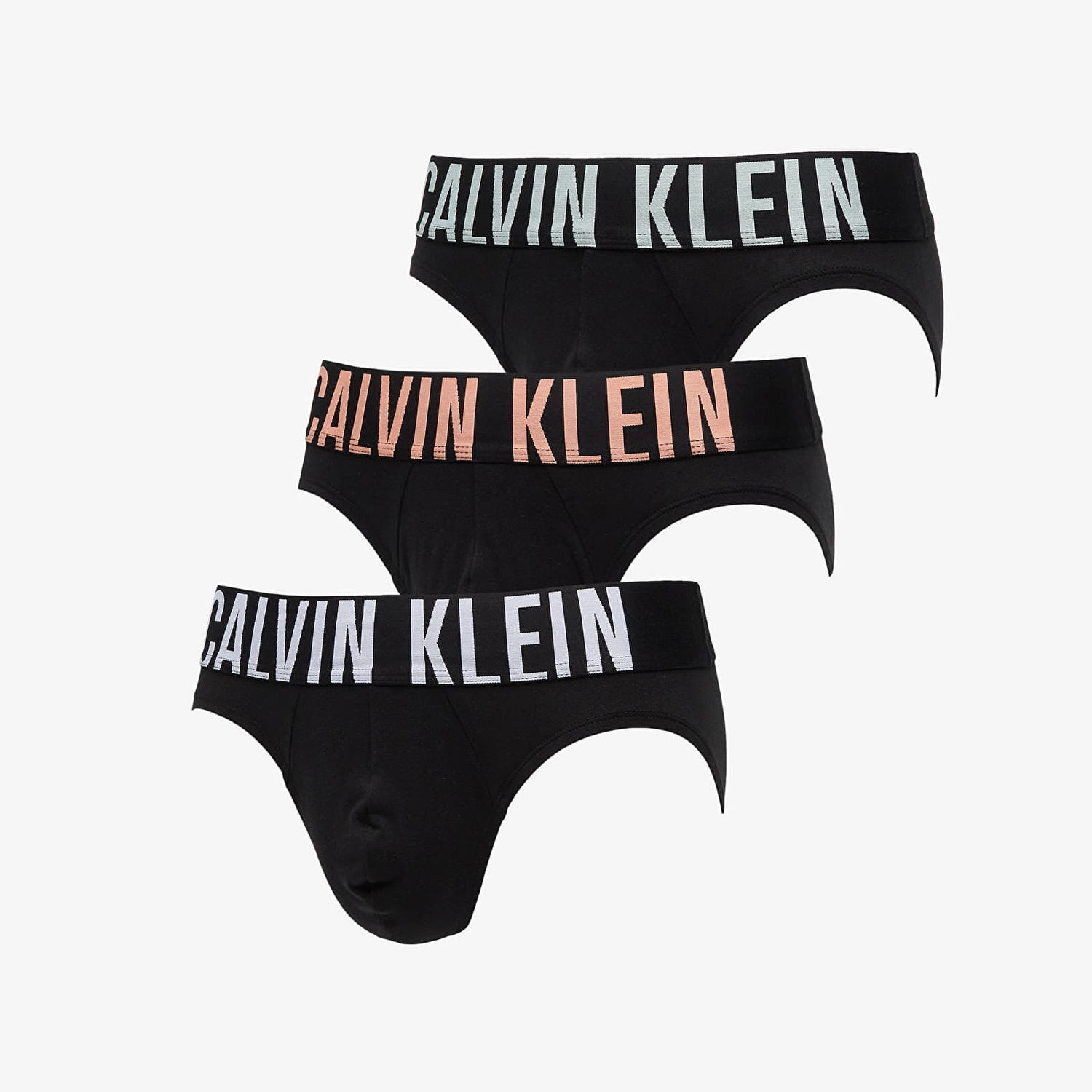 Боксерки CALVIN KLEIN Intense Power Cotton Stretch Hip Brief 3-Pack Black Черно | 000NB3607A VVN, 0
