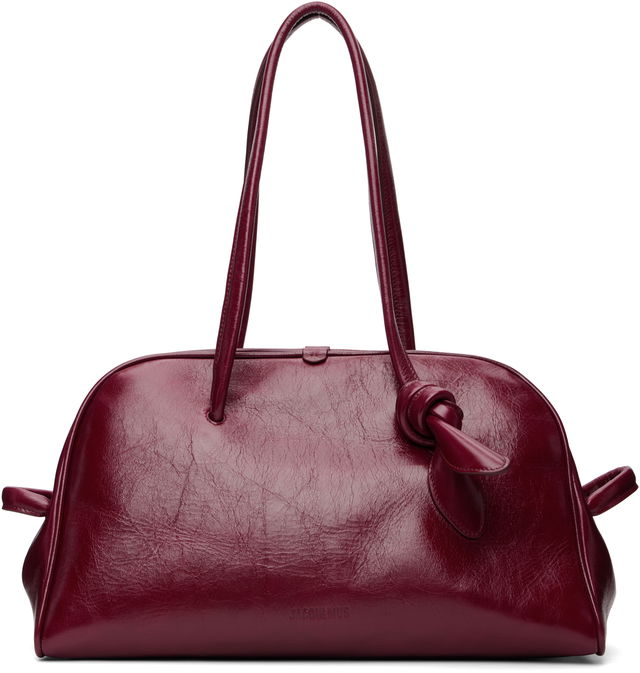 Leather Top Handle Bag 'The Turismo' with Knot Detail