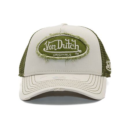 Шапка с козирка Von Dutch Von Dutch Trucker Kalmar Twill Cap Бежово | VD-7030847, 1