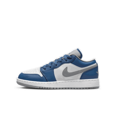 Кецове и обувки Jordan Air Jordan 1 Low "True Blue Cement" GS Синьо | 553560-412, 0