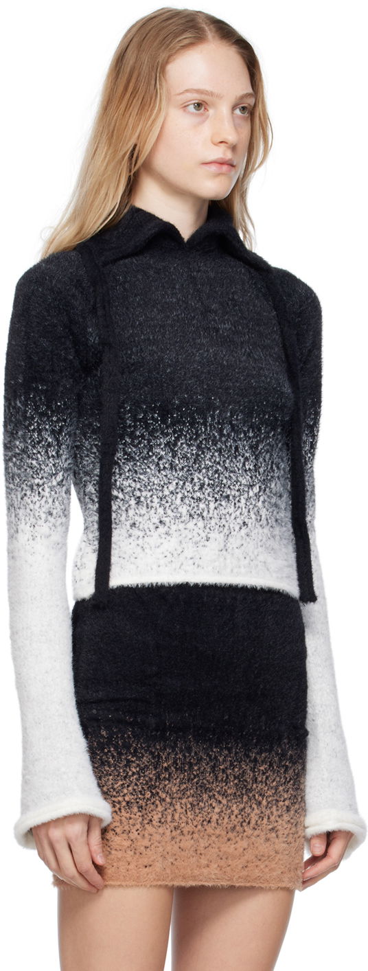 Пуловер Ottolinger Ottolinger Gradient Hoodie Sweater Черно | 705901, 1