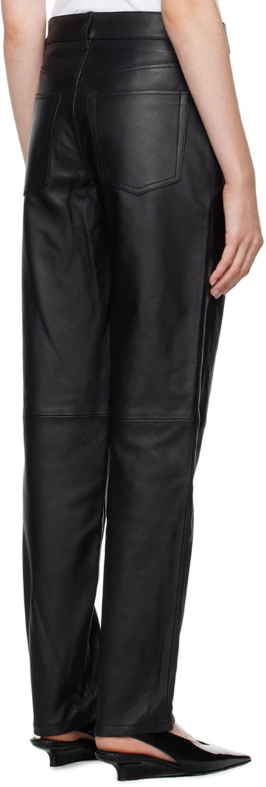 Панталони TOTEME TOTEME Five-Pocket Leather Pants Черно | 244-WRB0229-LE0083, 2