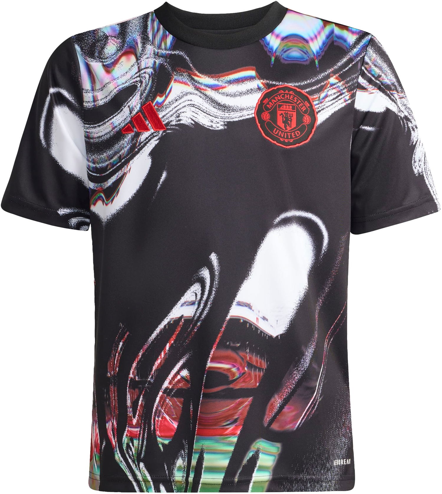 Фланелка adidas Originals Manchester United Prematch 2025/26 Kids T-shirt Многоцветен | ka6421, 0