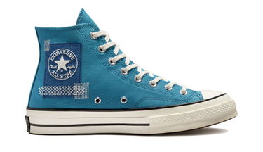 Кецове и обувки Converse Chuck 70 High Patchwork Синьо | A00733C, 1