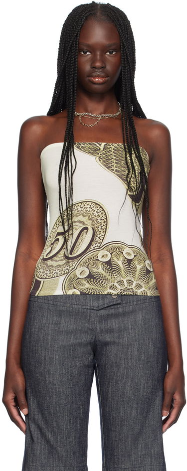 Потник Miaou Miaou Haley Tube Top Бяло | 7140MCBFOR, 0