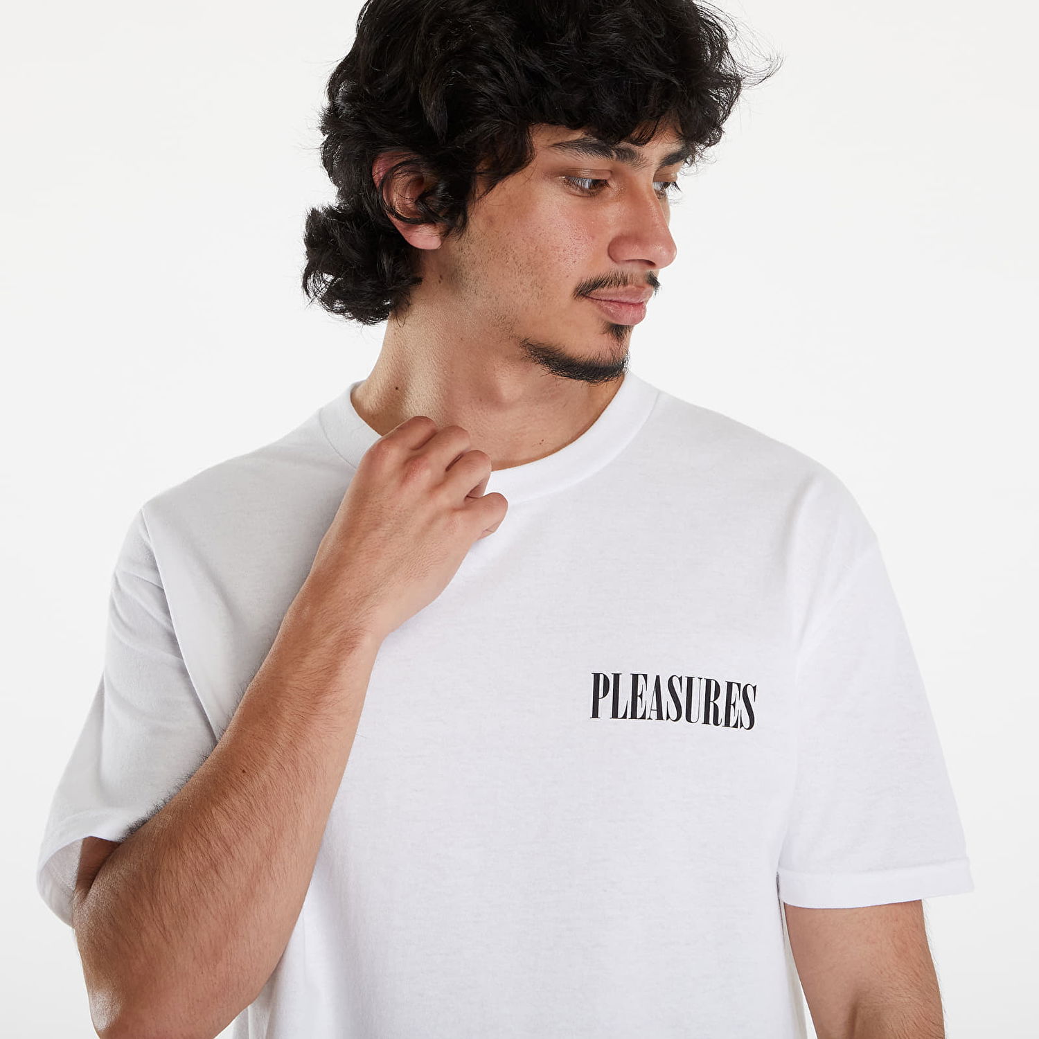 Тениска Pleasures Vertical T-Shirt White Бяло | P24SU055 WHITE, 1