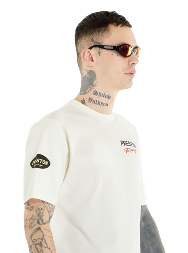 Тениска HERON PRESTON Preston Racing Short Sleeve Tee Бяло | HMAA032S23JER0080110
