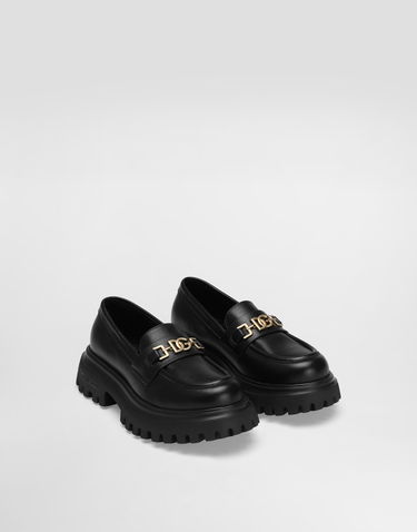 Аксесоари Dolce & Gabbana Dolce & Gabbana Nappa Calfskin Lug Sole Loafers Черно | D11351A106580999, 2