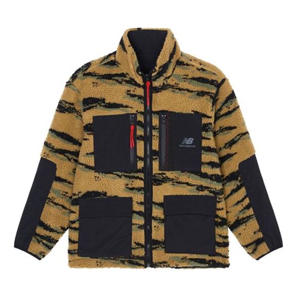 Яке New Balance Reversible Fleece Stand Collar Jacket Бежово | AMJ21350-BK