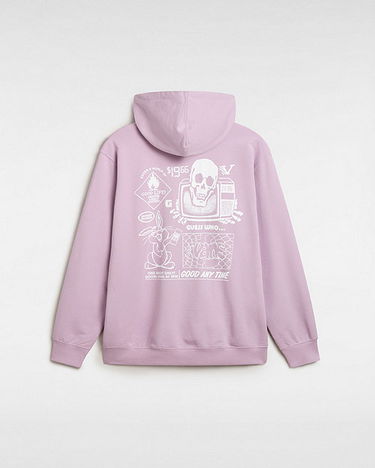 Суитчър Vans Crazy Eddy 66 Loose Pullover Hoodie Лилаво | VN000JE7D45, 1