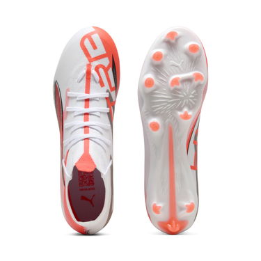 Кецове и обувки Puma ULTRA 5 MATCH+ FG/AG Soccer Cleats Бяло | 108162_01, 3