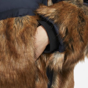 Пухо яке Nike Faux Fur Trim Down Parka Синьо | CT3267-475, 1