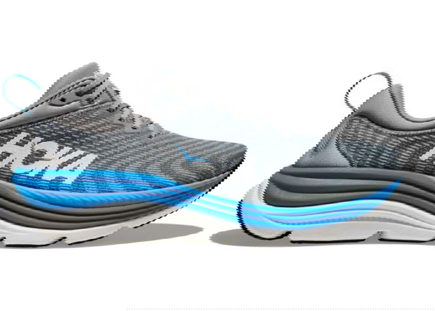 Кецове и обувки Hoka One One Gaviota 5 "Limestone Diva Blue" Сиво | 1127929-LDVB, 0