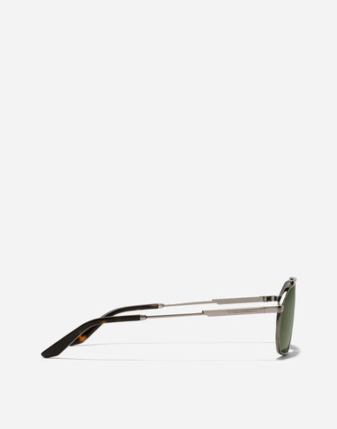 Слънчеви очила Dolce & Gabbana Metal Classic Geometric Double Bridge Sunglasses Металик | VG2328VM4719V000, 2