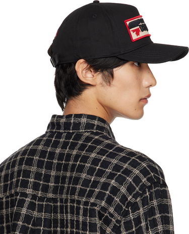 Шапка с козирка DSQUARED2 Dsquared2 Logo Patch Baseball Cap Черно | BCM0563_05C00001_2124, 2