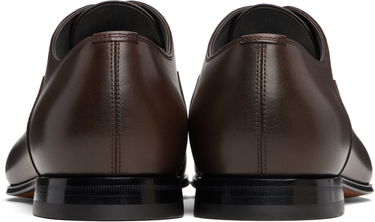 Облекло и аксесоари BOSS BECKHAM x BOSS Polished Leather Oxford Shoes Черно | 50546774, 2