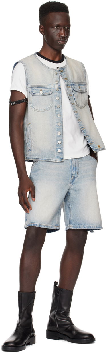 Къси панталони Courrèges Sailor Denim Shorts Синьо | 124DSH026DE0016, 3