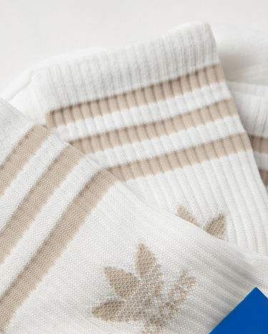 Чорапи adidas Originals Mid Cut Crew Socks – 3 pairs Бяло | IW9269, 2