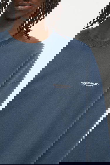 Суитчър Neighborhood NEIGHBORHOOD Classic Sweat Shirt Ls Синьо | 242FPNH.CSM01, 3