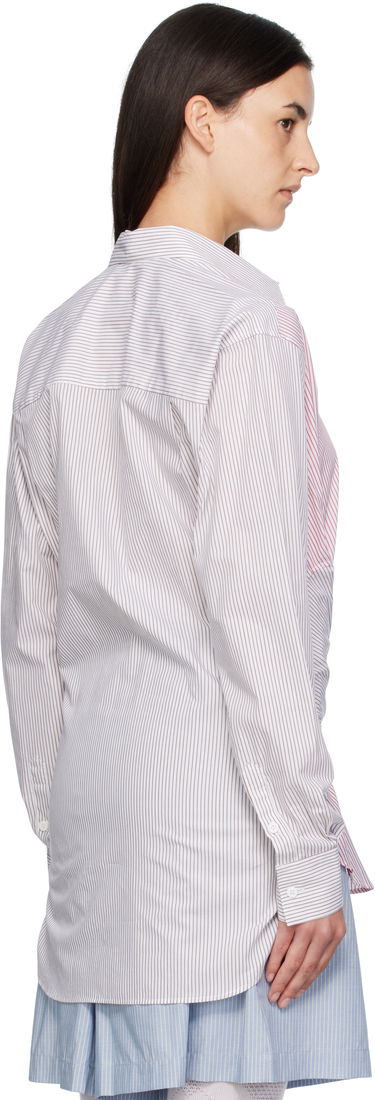 Риза Charles Jeffrey Loverboy Charles Jeffrey LOVERBOY Long Sleeve Striped Split-Panel Tie-Front Button-Up Shirt Многоцветен | 52070402, 2