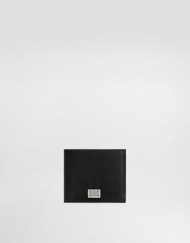Портфейл Dolce & Gabbana Calfskin Bifold Wallet With Logo Tag Черно | BP1321AG21980999, 0