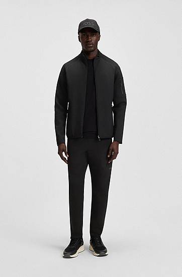 Комплект BOSS Regular-Fit Tracksuit Bottoms with Reflective Details Черно | 50543913, 1