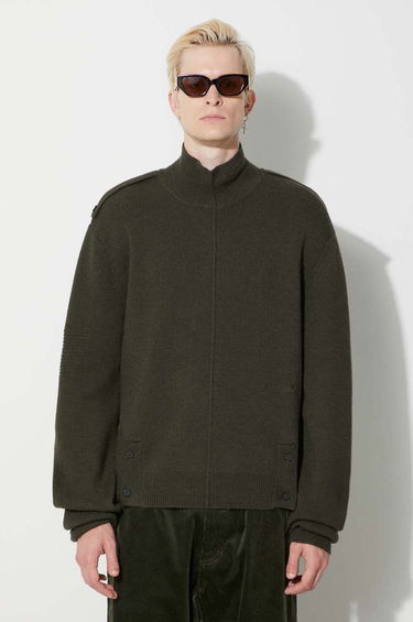 Пуловер A-COLD-WALL* Mock Neck Knit Sweater Зелено | ACWMK152, 0