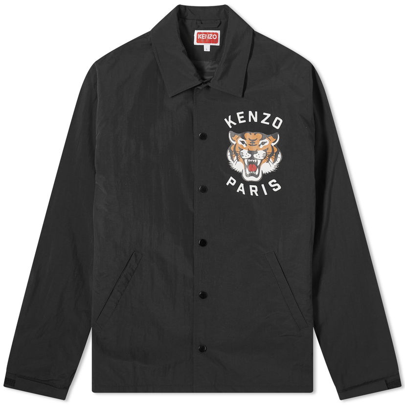 Яке KENZO Lucky Tiger Padded Coach Jacket Черно | FE55BL0629NG-99