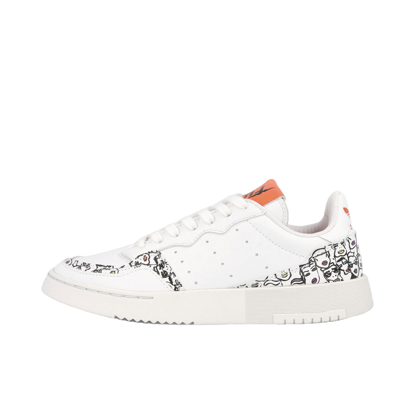 Кецове и обувки adidas Originals Supercourt Semi Coral W Бяло | EH1019