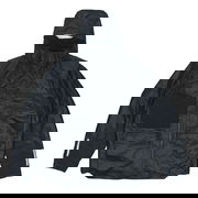 Splicing Loose Windproof Hooded Padded Jacket