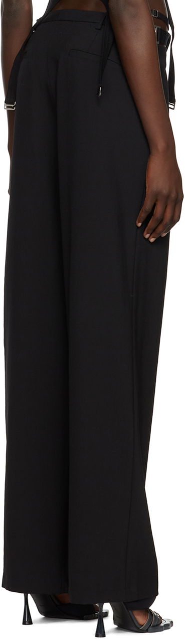 Панталони Dion Lee Dion Lee Lingerie Wool Trousers Черно | C2279P22, 2