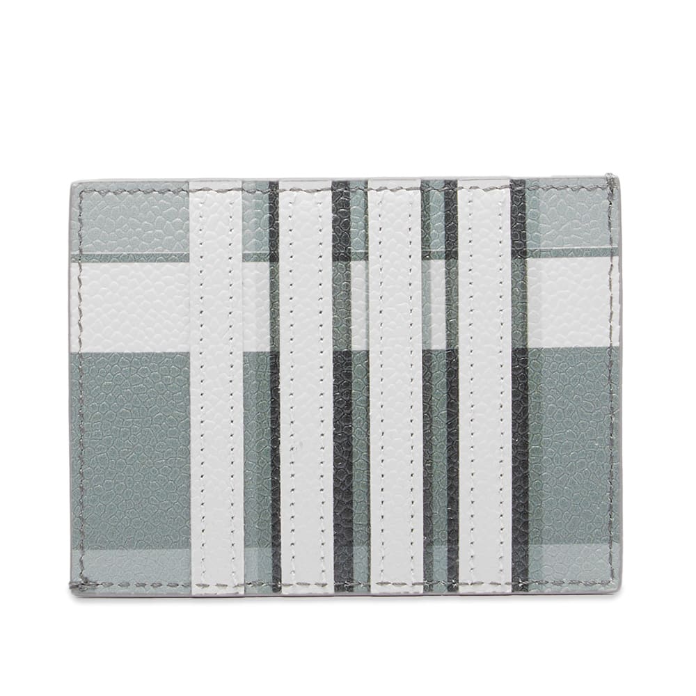 Портфейл Thom Browne Thom Browne Madras Check Card Holder Сиво | MAW220A-L0041-980, 0