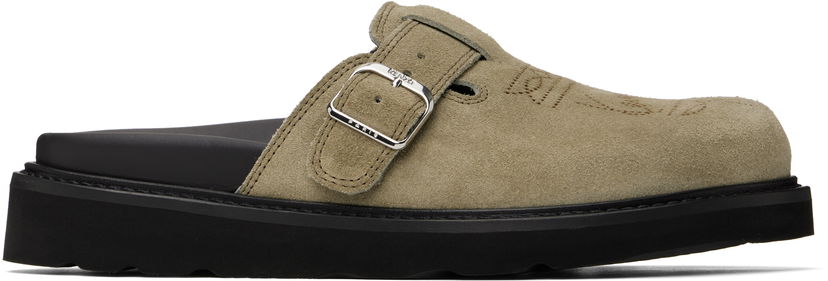 Облекло KENZO Kenzo Paris 'KENZO Matto' Clogs Бежово | FE62MU052L56