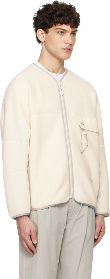 Яке and wander and wander Wool Fleece Cardigan Бяло | 5744281145, 1