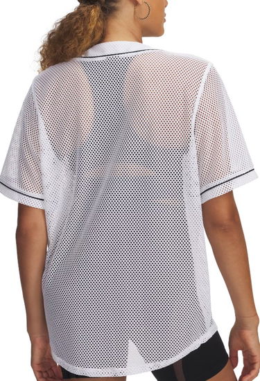 Фланелка Under Armour Under Armour Sportstyle Mesh Baseball Jersey Бяло | 1389637-100, 2