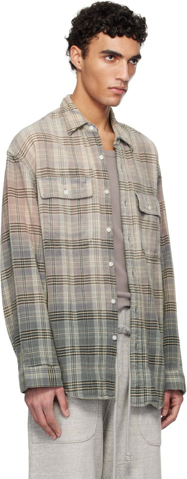 Риза R13 R13 Relaxed Plaid Work Shirt Многоцветен | R13MR266-R458B, 1