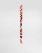Dolce & Gabbana Floral Print Silk Twill Bandeau