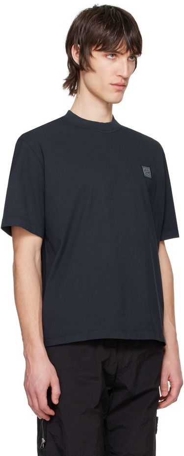 Тениска Stone Island Stone Island Combed Organic Cotton Jersey T-Shirt Зелено | K1S15 2100034 S0115, 4