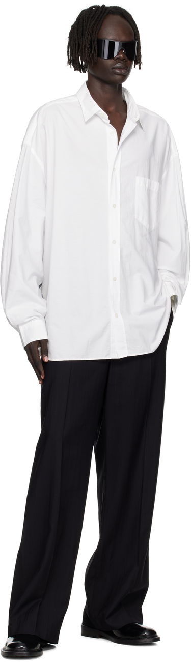 Риза Acne Studios Acne Studios Button-Up Shirt Бяло | BB0643-, 3