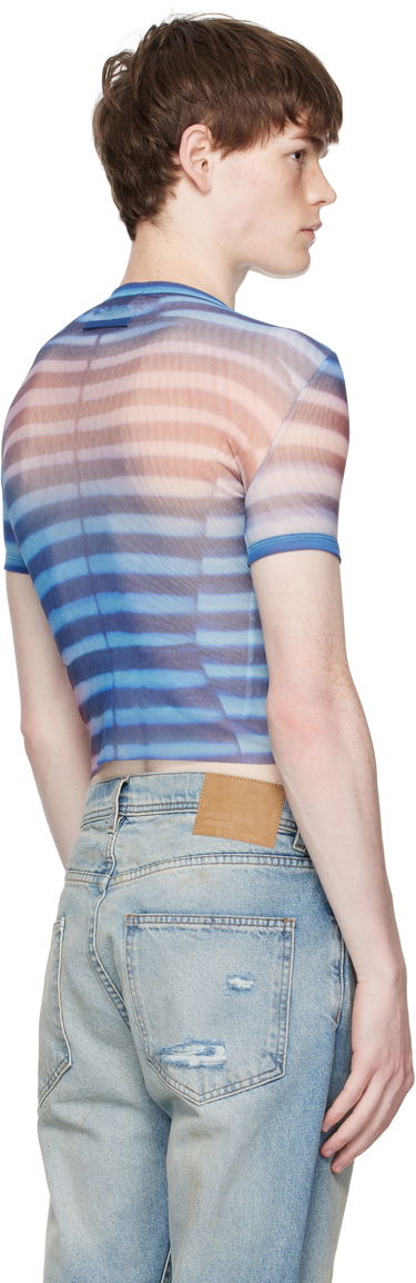 Тениска Jean Paul Gaultier Jean Paul Gaultier 'The Air' Baby Tee Синьо | 25/03-W-TO318-M005P-565034, 2