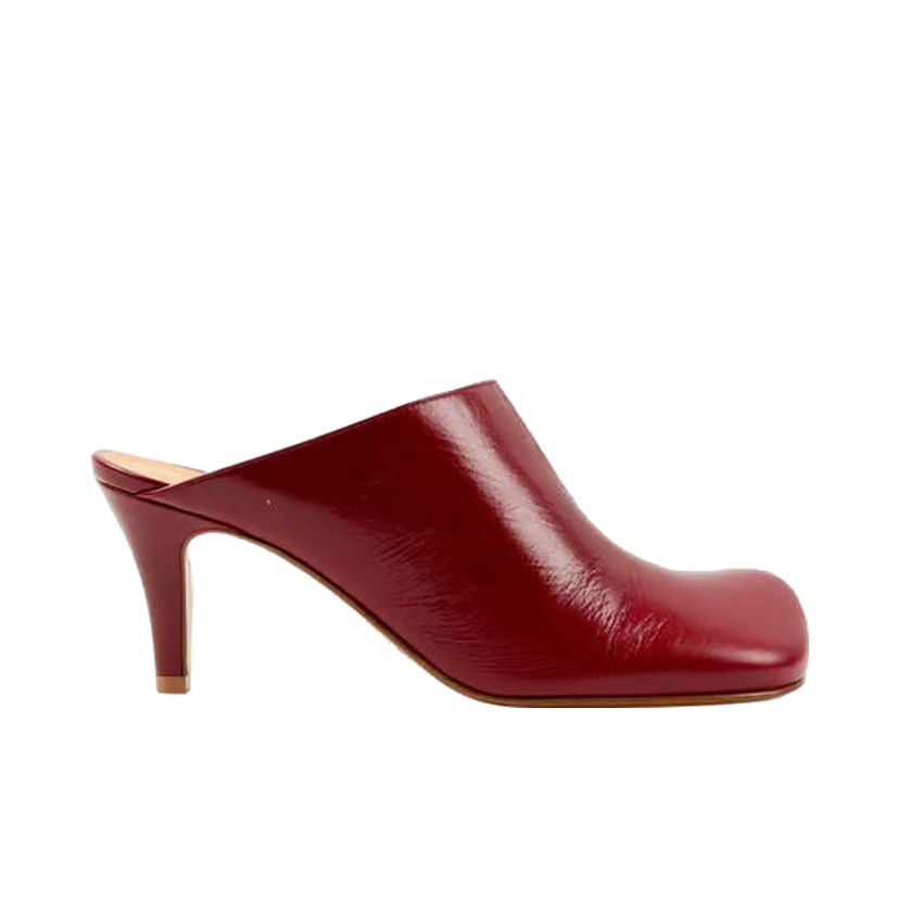Кецове и обувки Bottega Veneta Leather Mule Червено | 578329VBPJ06241