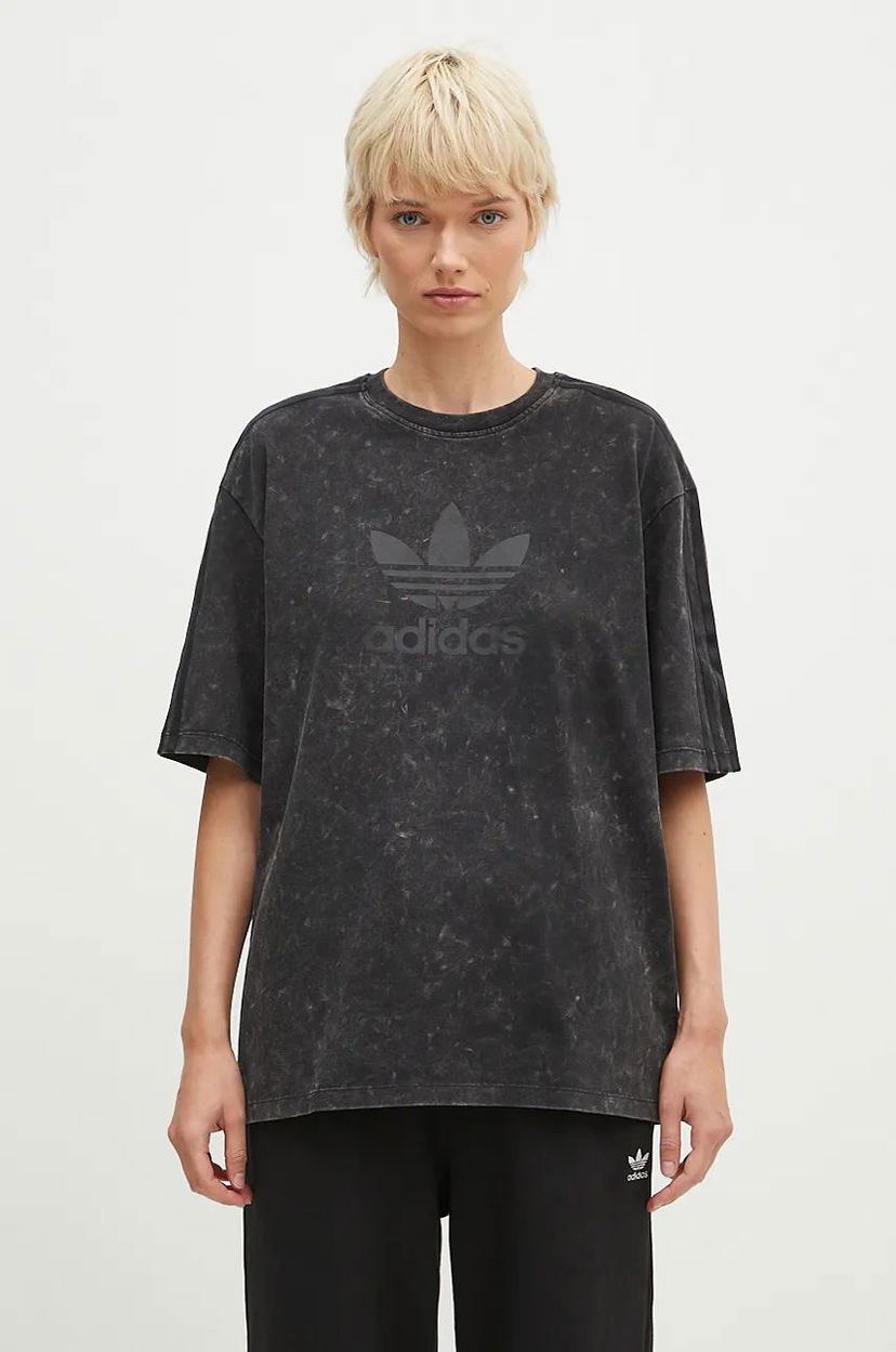 Тениска adidas Originals Wash Tee T-Shirt Черно | IW3413