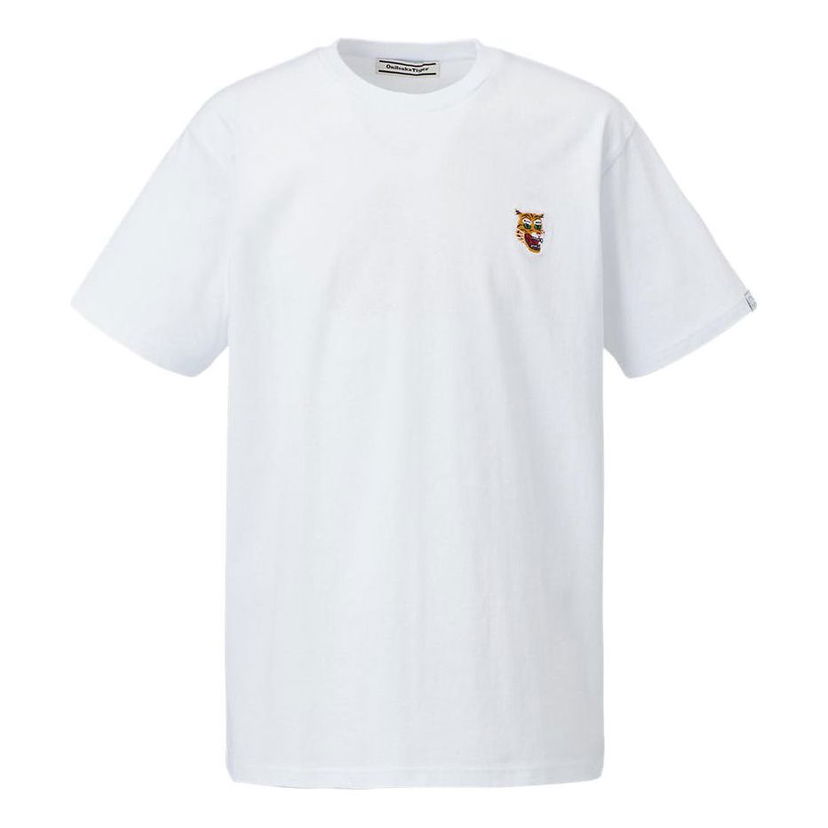 Тениска Onitsuka Tiger Embroidery Logo Graphic T-Shirt Бяло | 2183B030-100