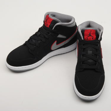 Кецове и обувки Jordan Air Jordan 1 Mid ''Black Particle Grey'' GS Черно | 554725-060, 2