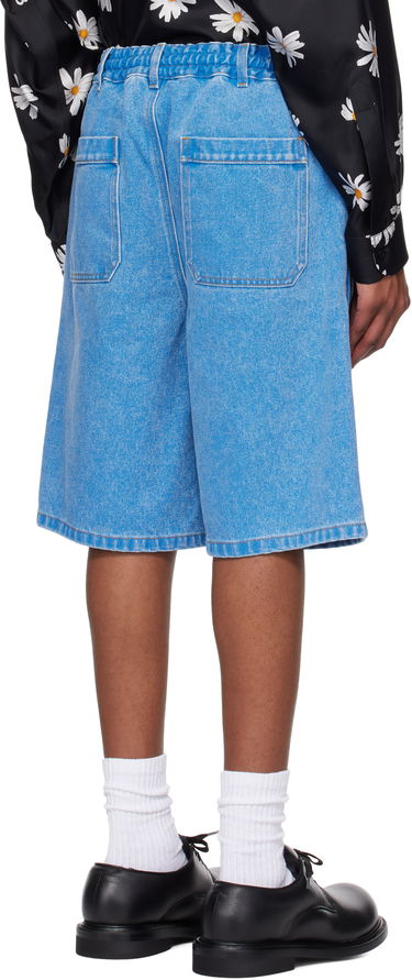 Къси панталони Marni Marni Patch Denim Shorts Синьо | PUJU0070Q2 USCX34, 2