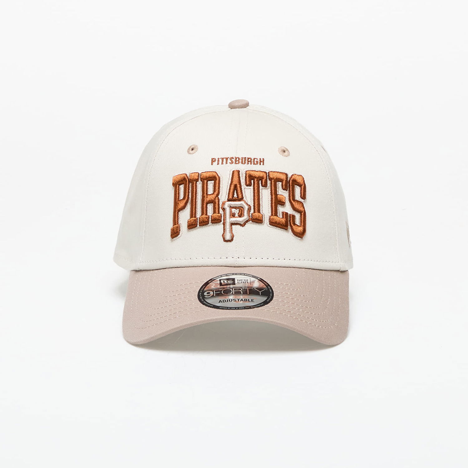 Шапка с козирка New Era Pittsburgh Pirates MLB White Crown 9FORTY Adjustable Cap Бежово | 60435041, 0