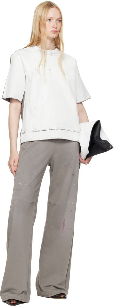 Тениска Maison Margiela MM6 Maison Margiela Light Sweatshirt Бяло | S62GU0137 M25013, 3